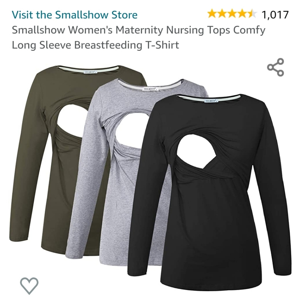 3piece Breastfeeding top